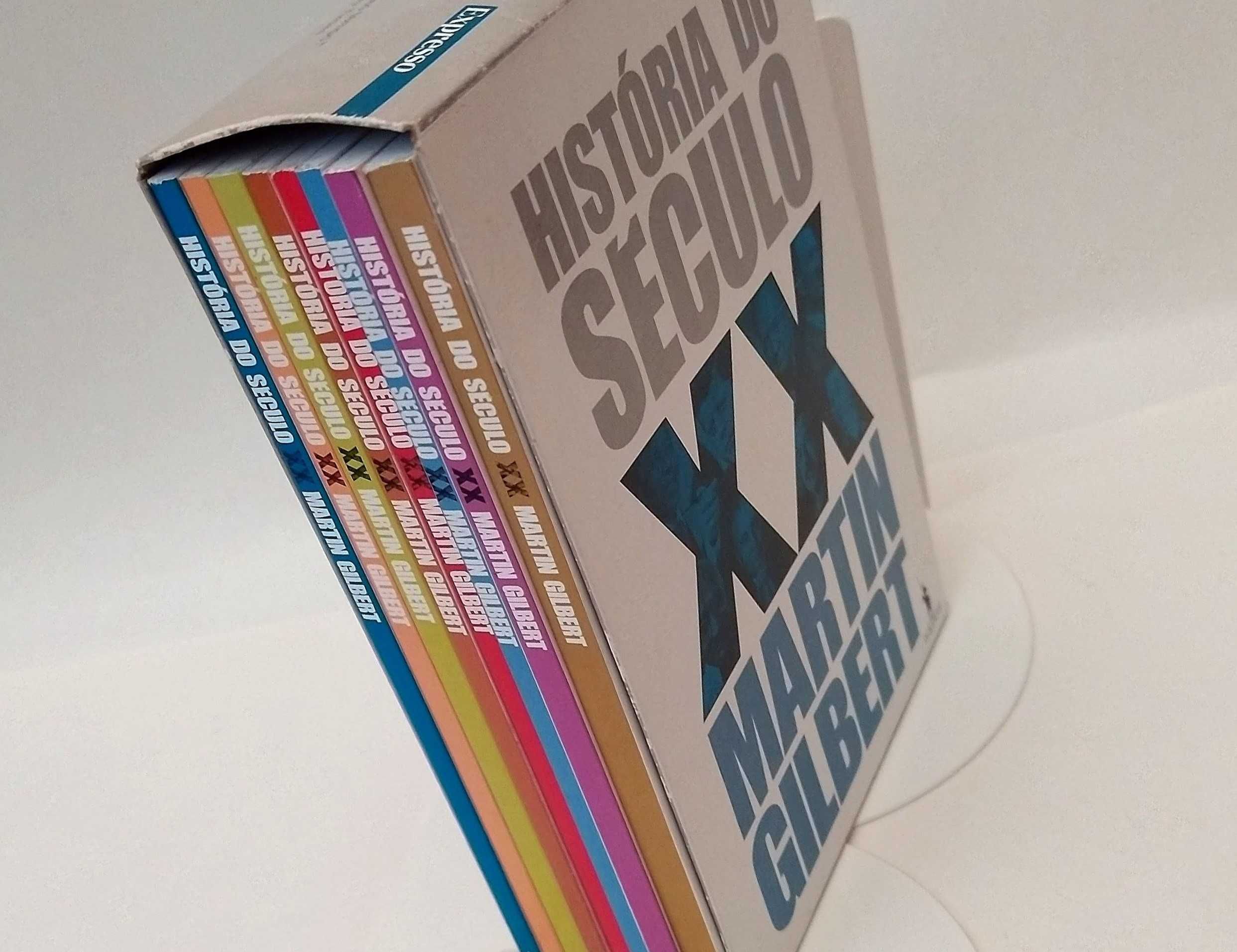 "História do Século XX" de Martin Gilbert - 8 Livros - Edição Expresso