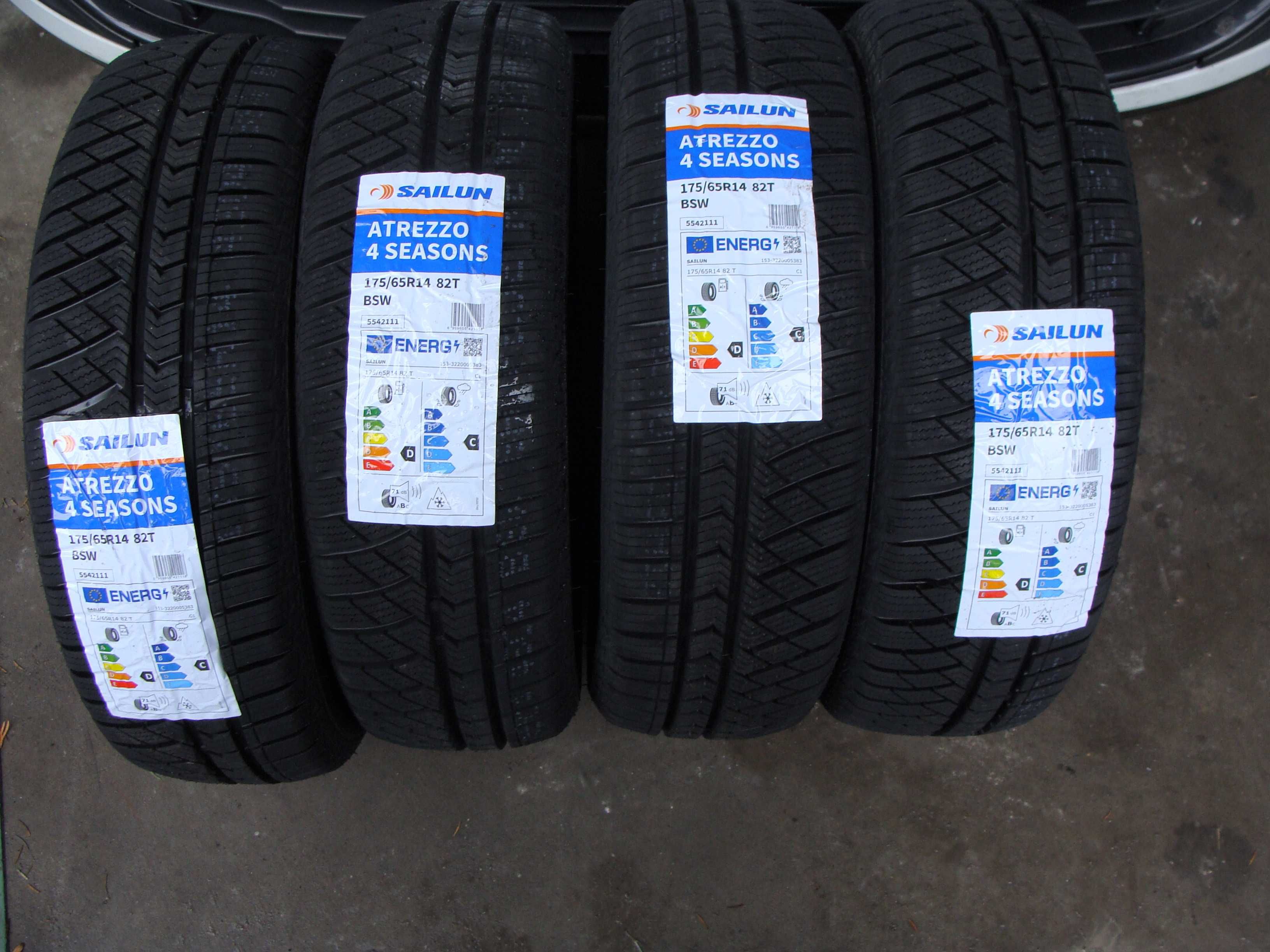 Opony 175 / 65 R 14 Sailun Atrezzo 4Seasons Nowe Całoroczne Rant