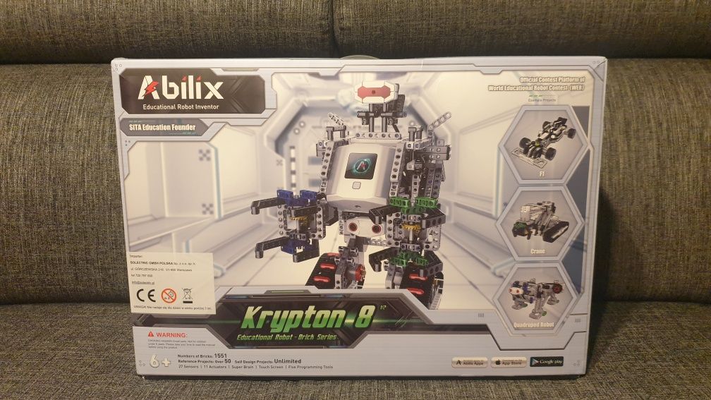 Abilix Krypton 8 v.2

Klocki Lego Mindstorm