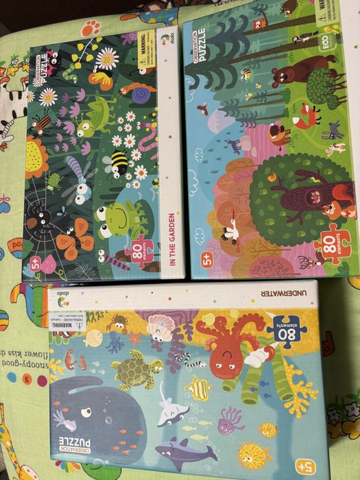 Набір обсерваціних пазлів Додо Тойс, Тварини