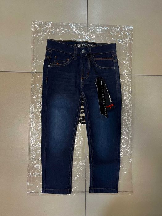 Granatowe jeansy dziecięce RG512 roz.104cm
