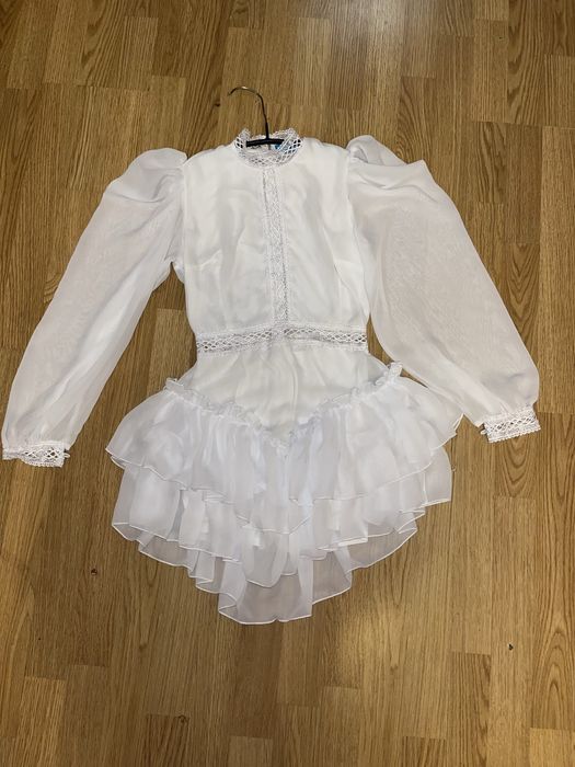 сукня lior, біла, стильна, майже нова, розмір s