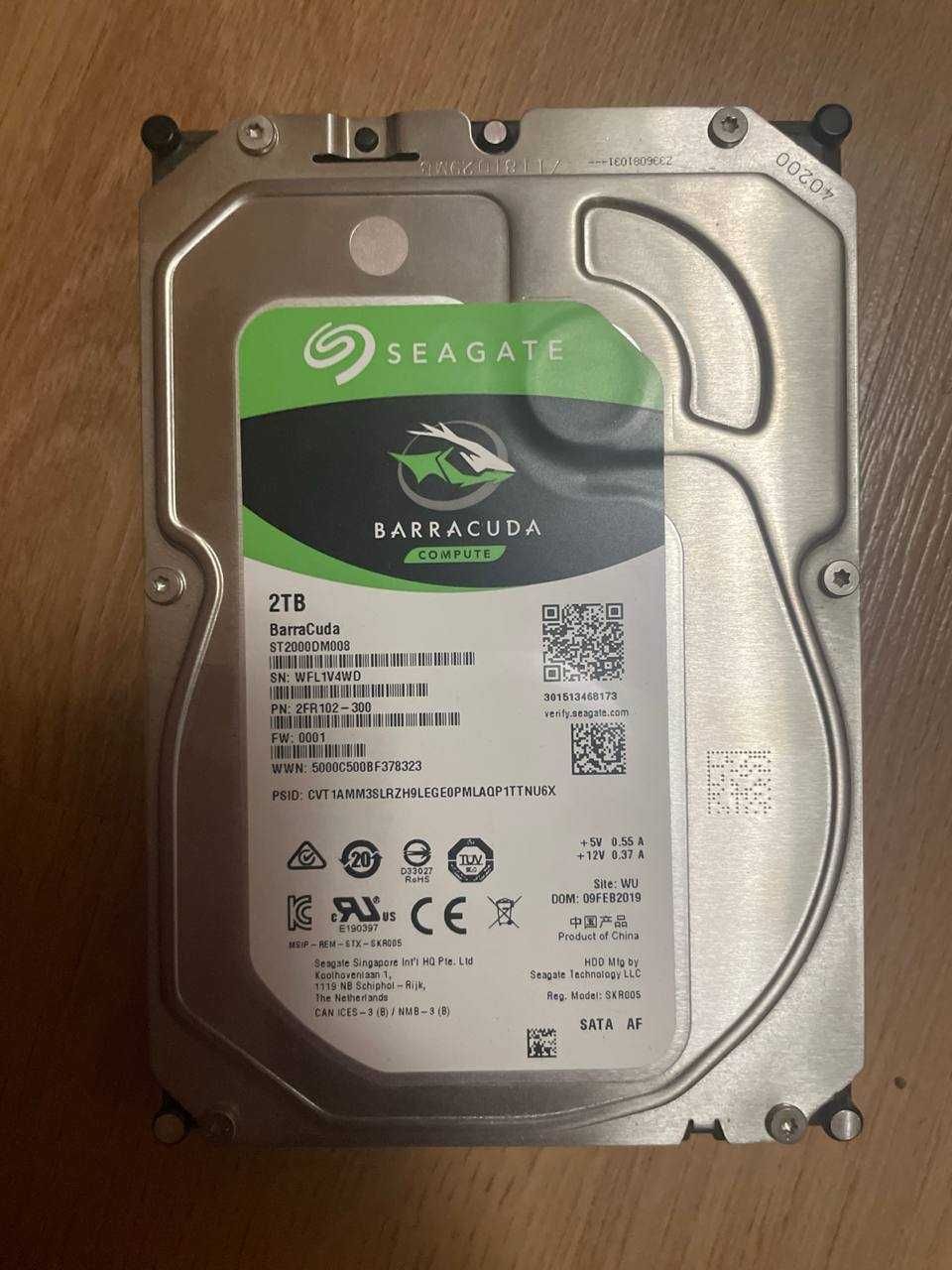 Продам HDD на 2TB