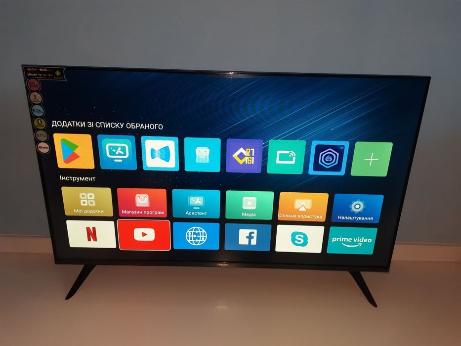 Телевізор samsung 45 34 43 42 smart TV 4K IPS t2