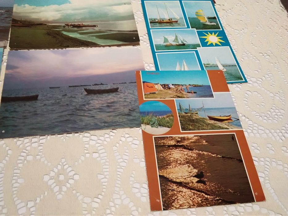 12 pocztówek z nad Bałtyku. Okres PRL.