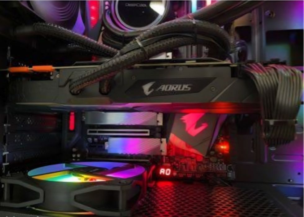 PC Gamer  com Watercooling Total i7 8700k+GTX 1080 Ti + Aorus  z390