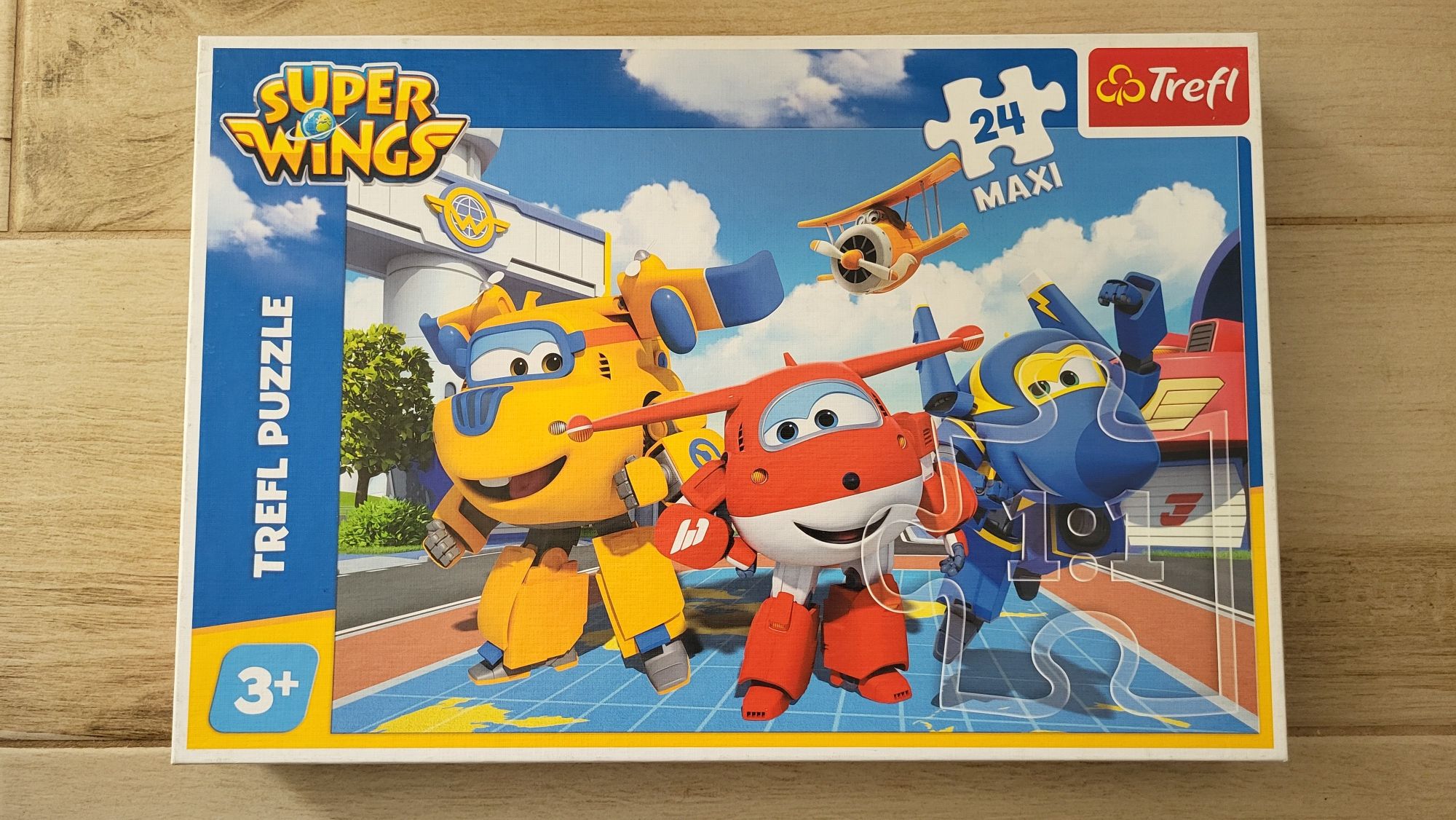 Maxi duże puzzle 24 Samoloty Planes Super Wings Trefl