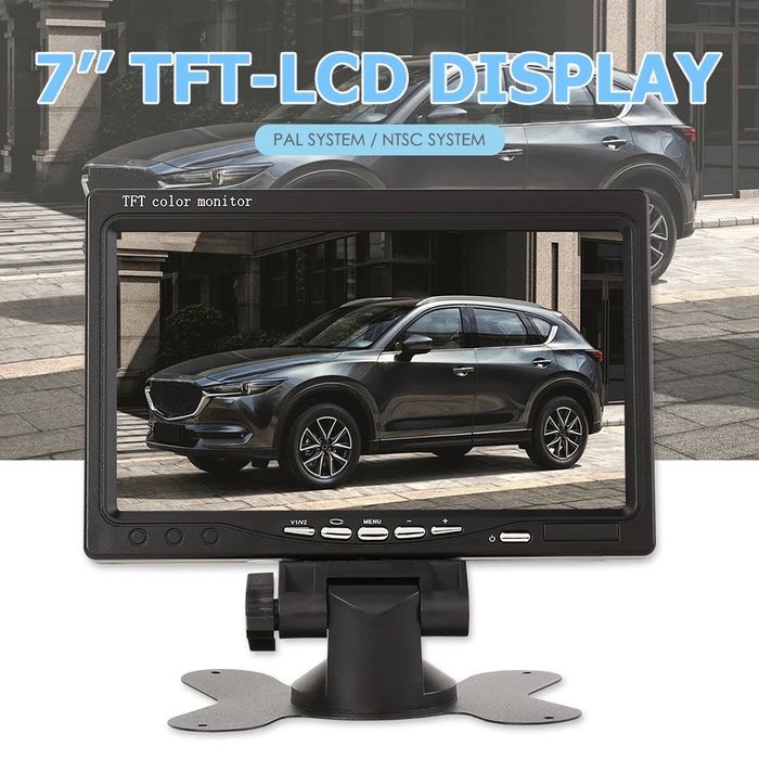 Автомобильный монитор 7" дюймов 9" для камеры  HD ,AV