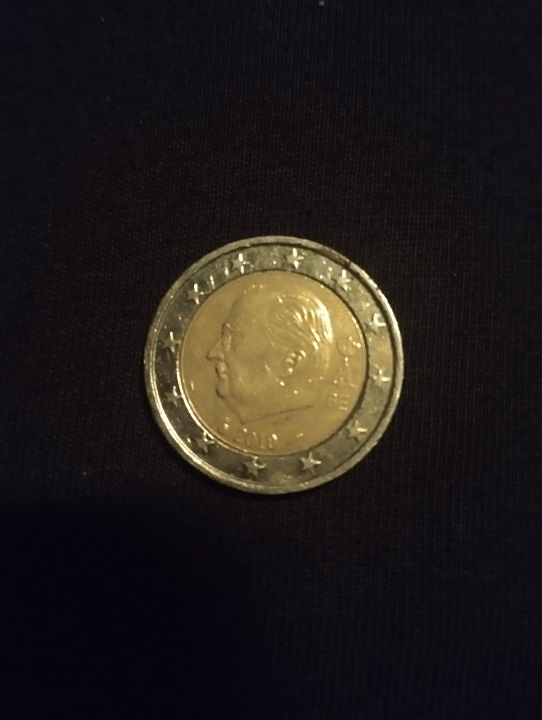 moeda 2 euros Bélgica 2010