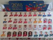 Lote 40 cromos mundial 2018