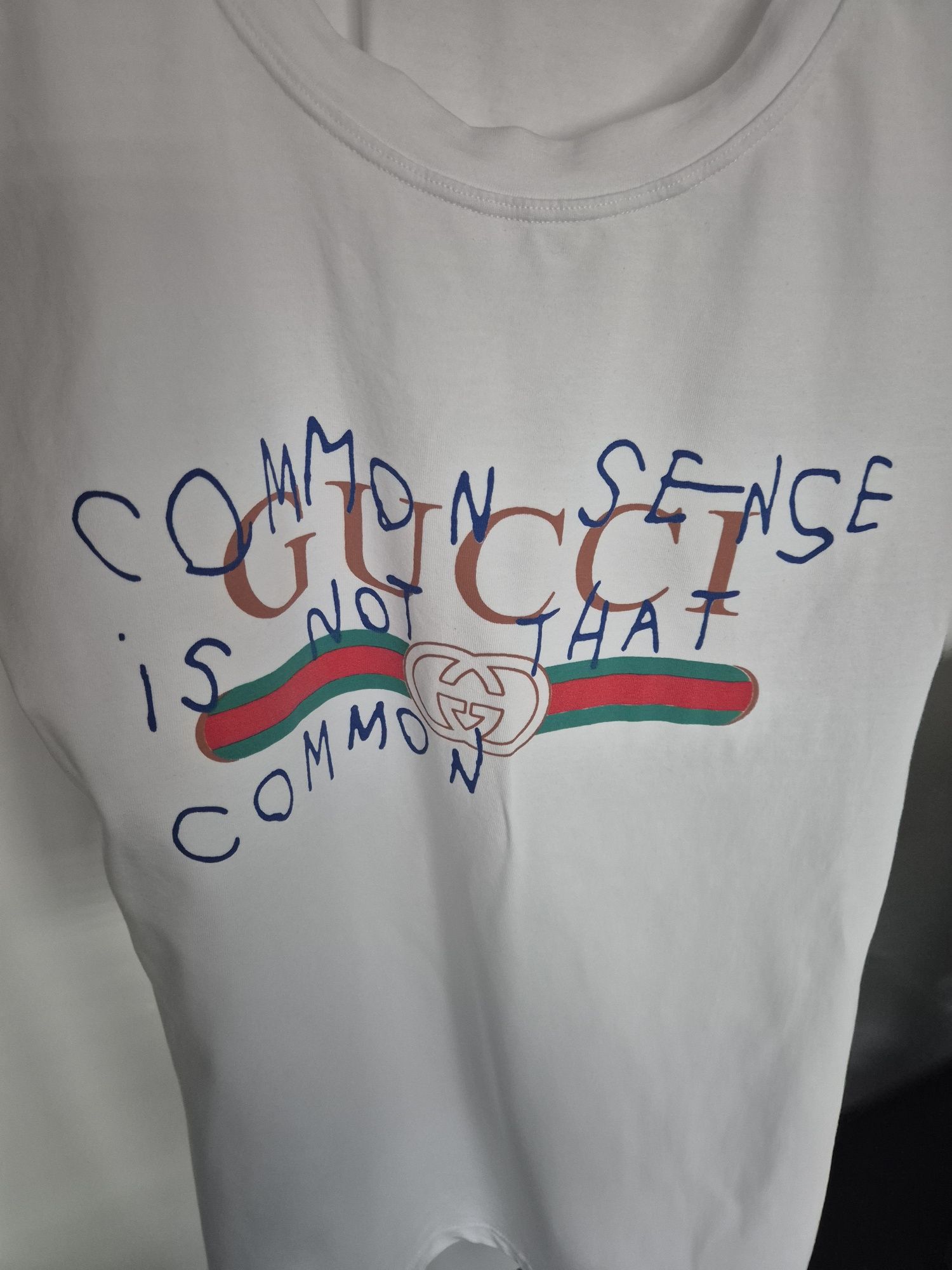 Koszulka tshirt L biała jak gucci