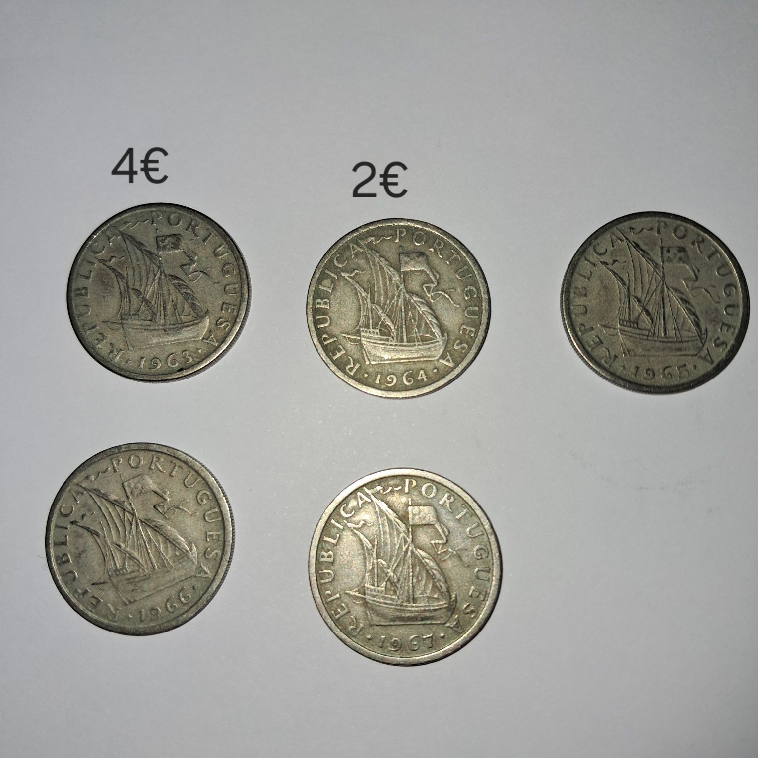 Moedas portuguesas antigas