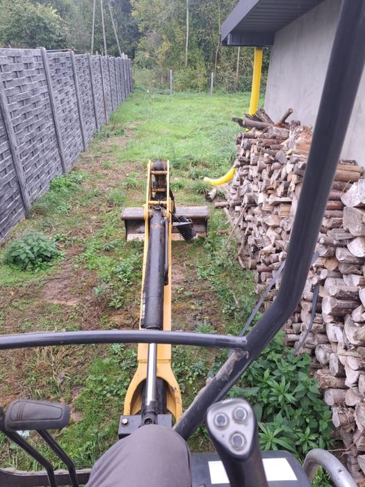 Uslugi minikoparką 2T prace ziemne, wykopy pod przyłącza