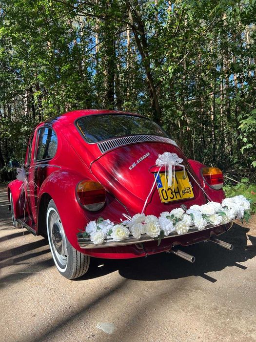 Zabytkowy Klasyk VW Garbus wynajem do ślubu, na sesje i inne okazje