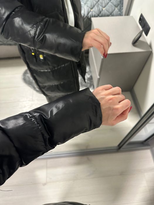 Зимовий плащ куртка пуховик