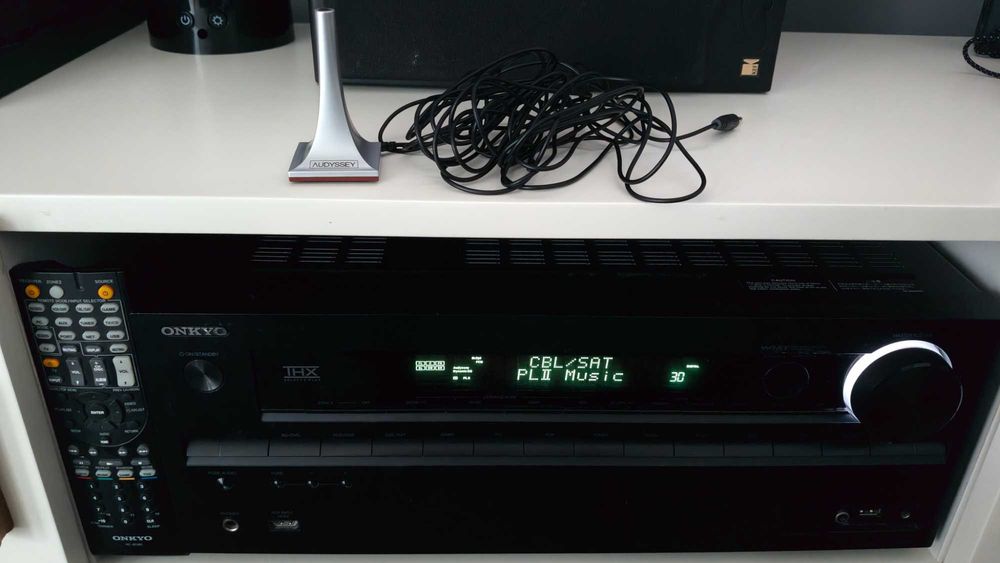 Amplituner kina domowego 7.1 ONKYO TX-NR609 pilot+AUDYSSEY (KEF CODA7)
