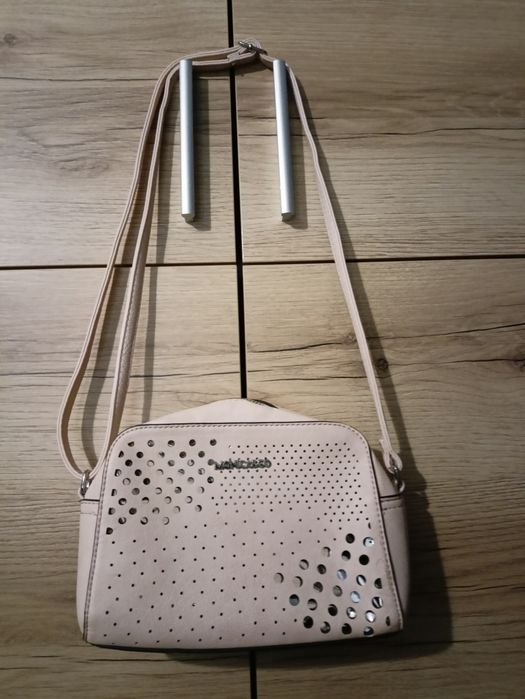 Mała różowa torebka damska A5