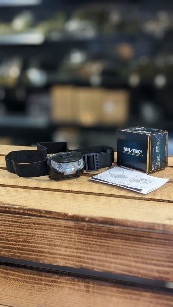 Ліхтарик тактичний військовий Mil-Tec з різними кольорами та режимами