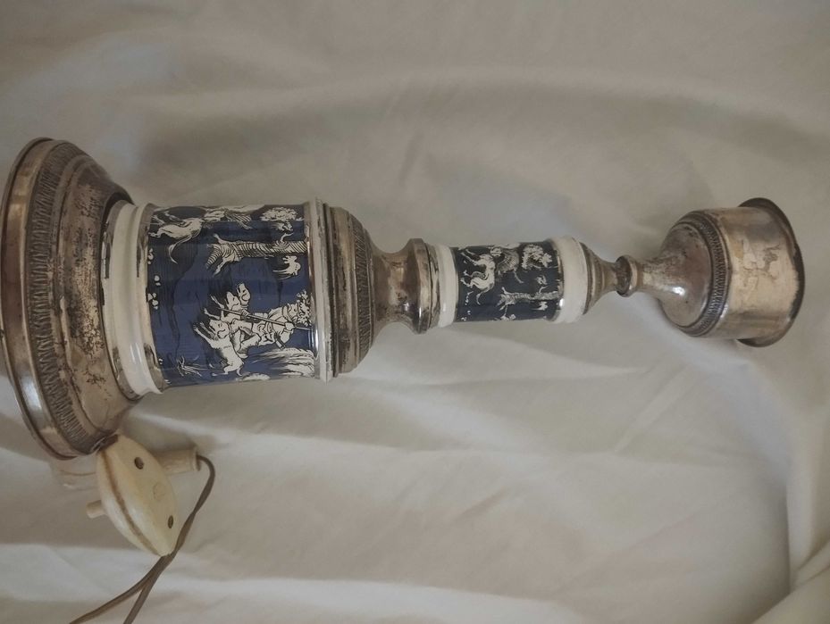 Старовинна антикварна лампа срібло 800проба