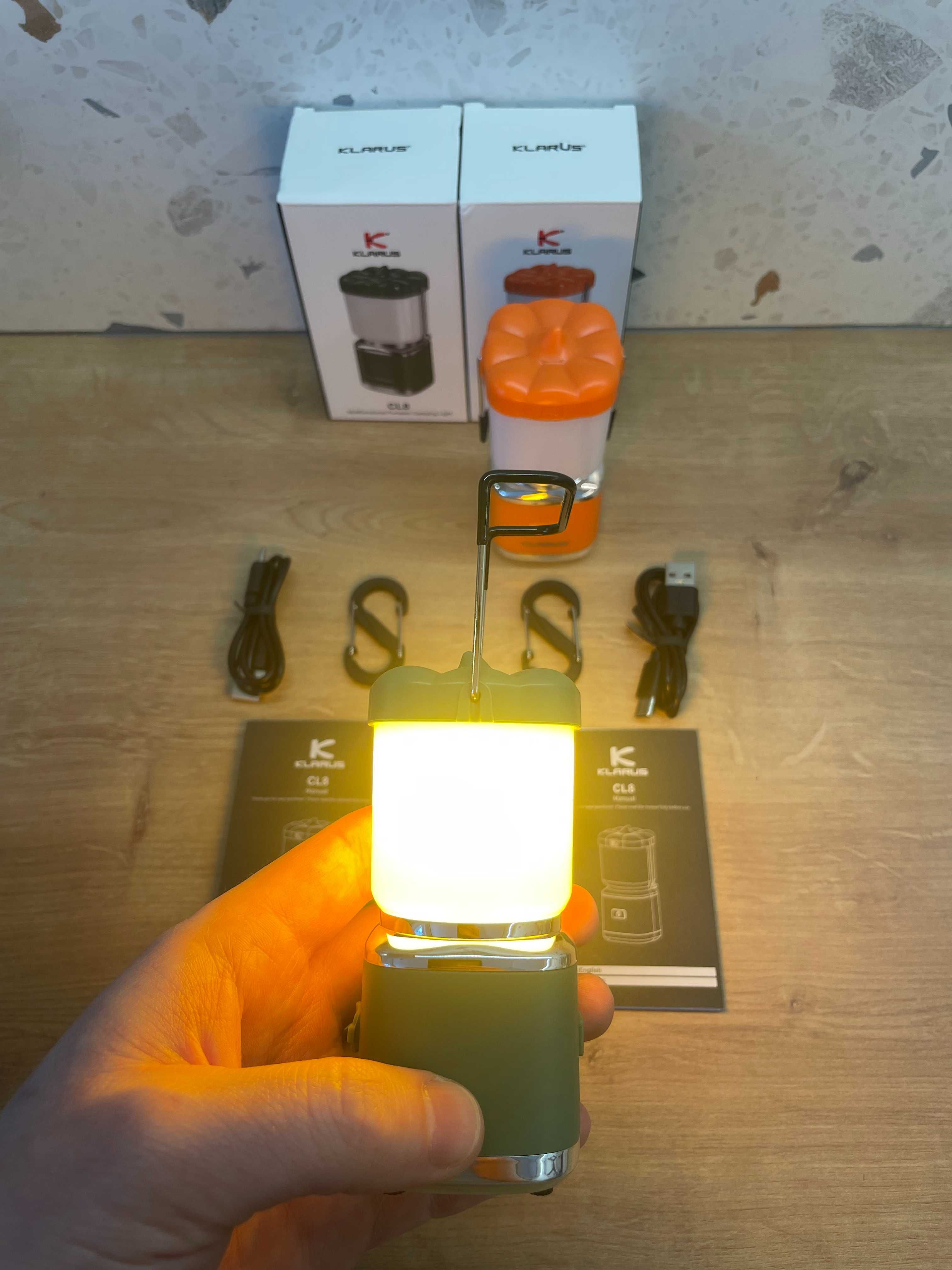 Klarus CL8 Компактний і Потужний Ліхтар для Кемпінгу 300 Lumen 2000mAh