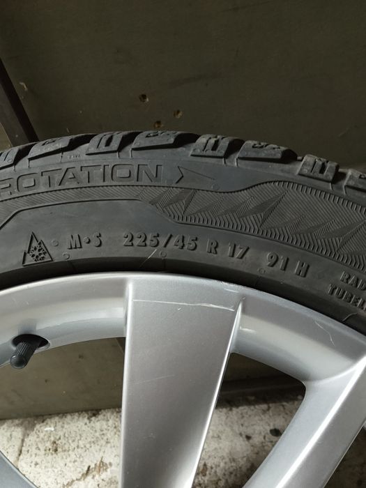 Kompletne koło zimowe Skoda Octavia