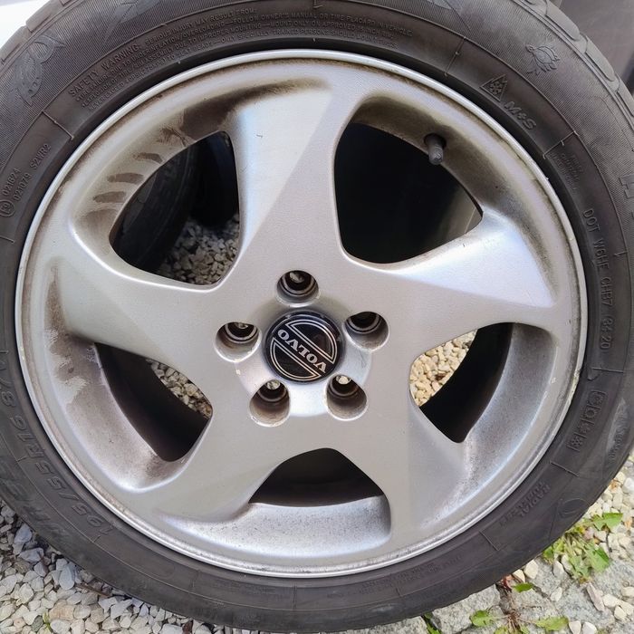 Felgi aluminiowe z oponami całorocznymi 195/55/16r  volvo