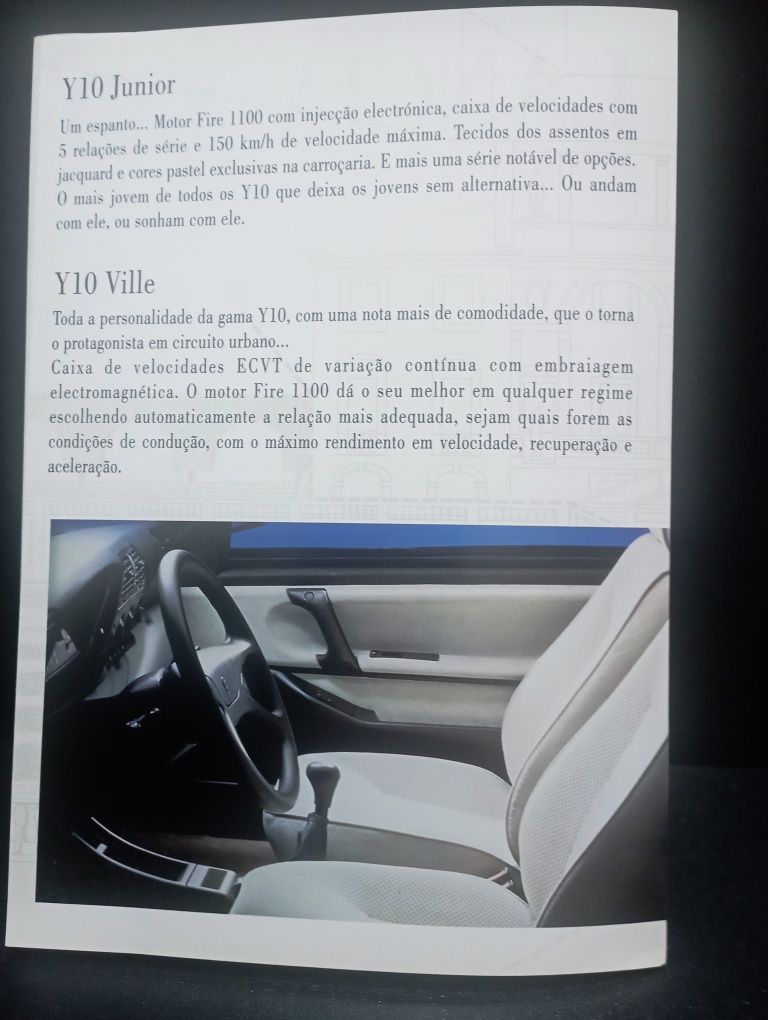 Catálogo de stand Lancia Y10