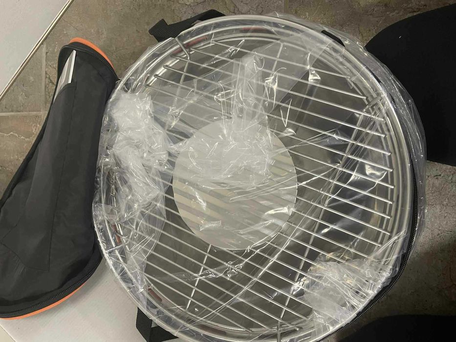 Grill węglowy bezdymny LotusGrill NOWY pomarańczowy