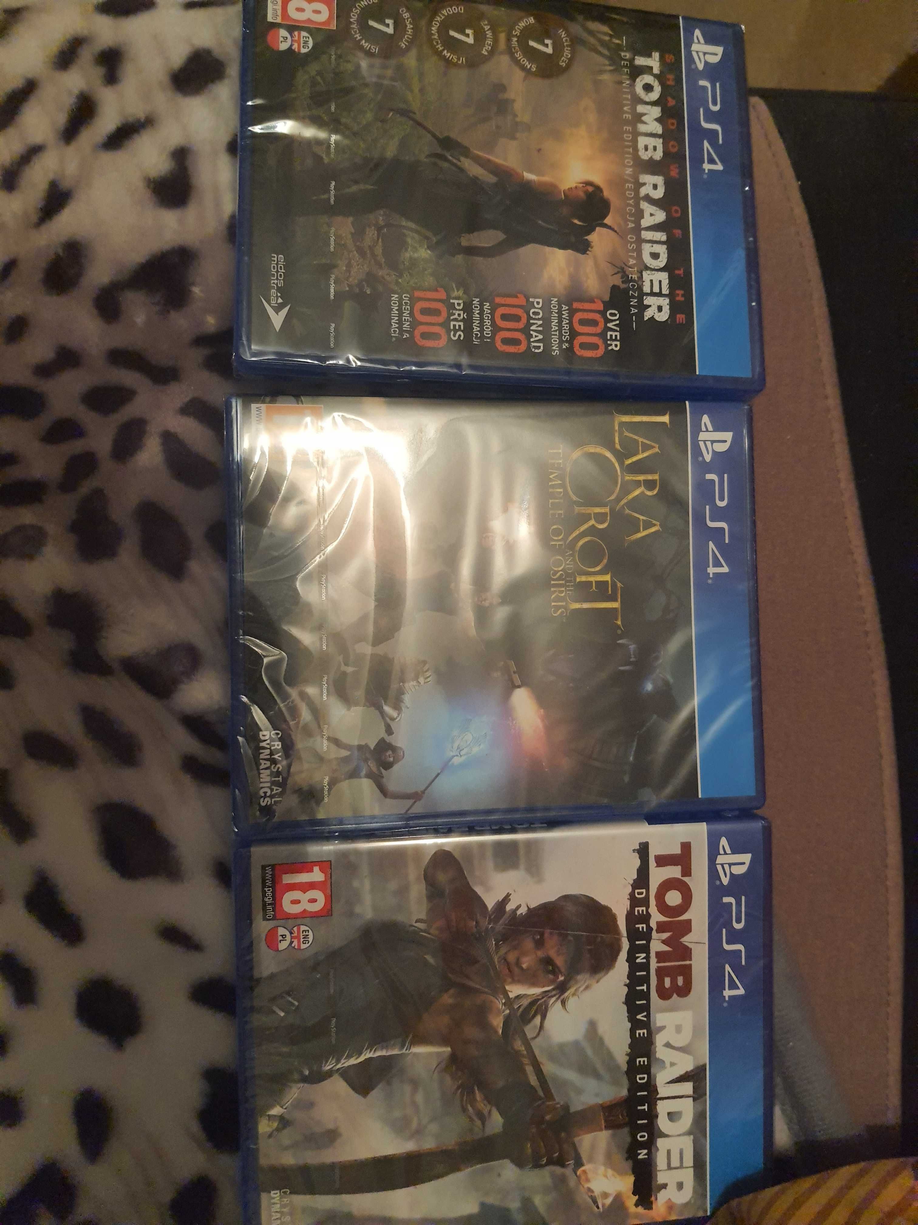 Tomb raider 3 gry z ps4 z kompatybilna ps5 nowa w folii