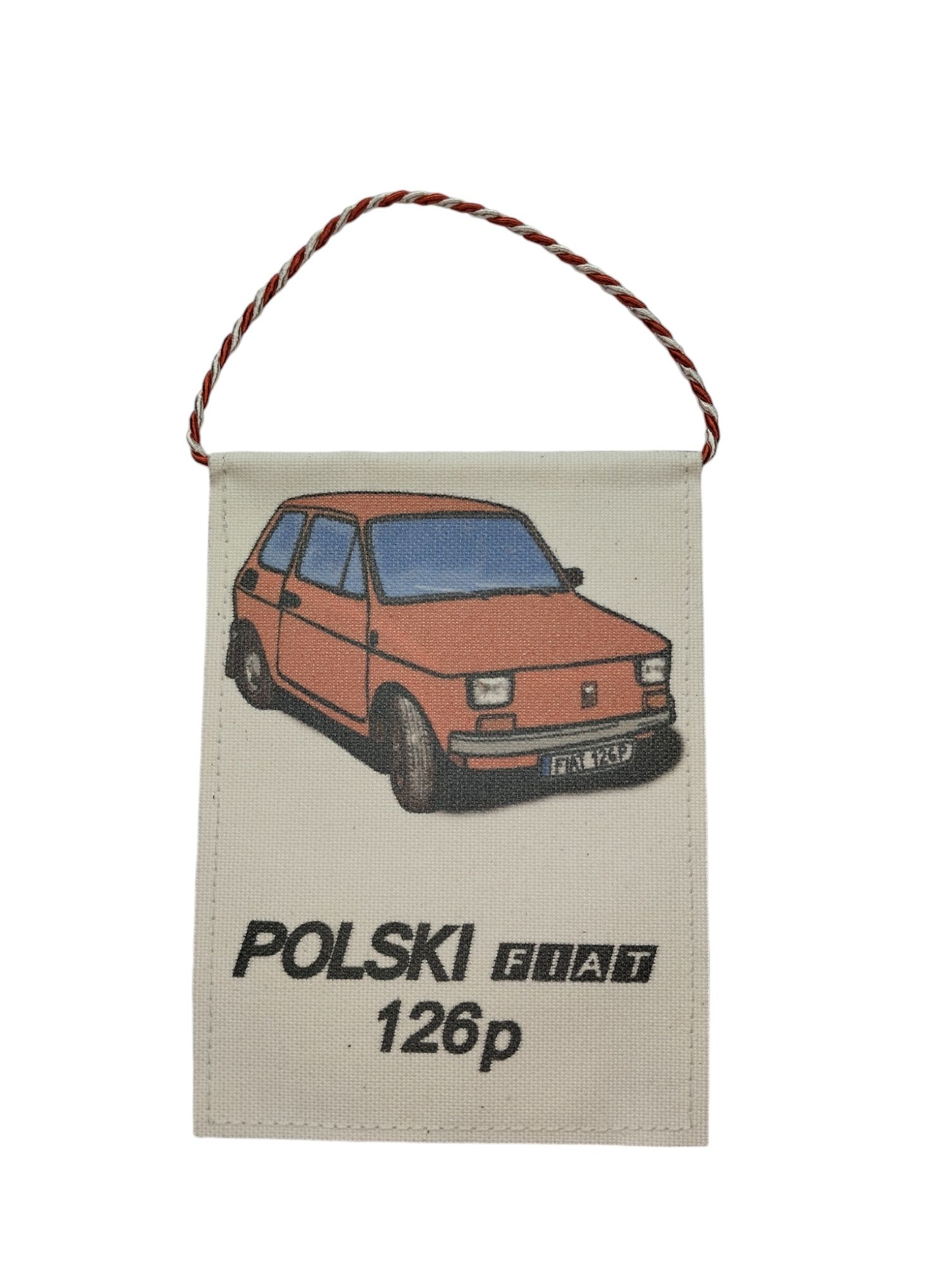 Proporczyk Polski Fiat 126p mały Fiat maluszek