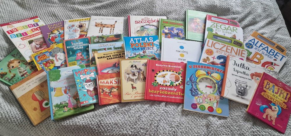 Zestaw książek dla dzieci około 6r.ż.