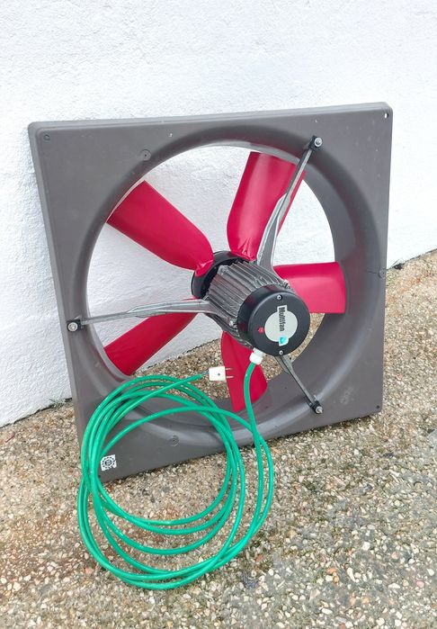 Ventilador extrator 12400 m3h Ar fumos tintas de estufas de pintura