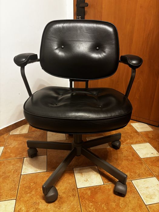 ALEFJÄLL krzesło biurowe skórzane