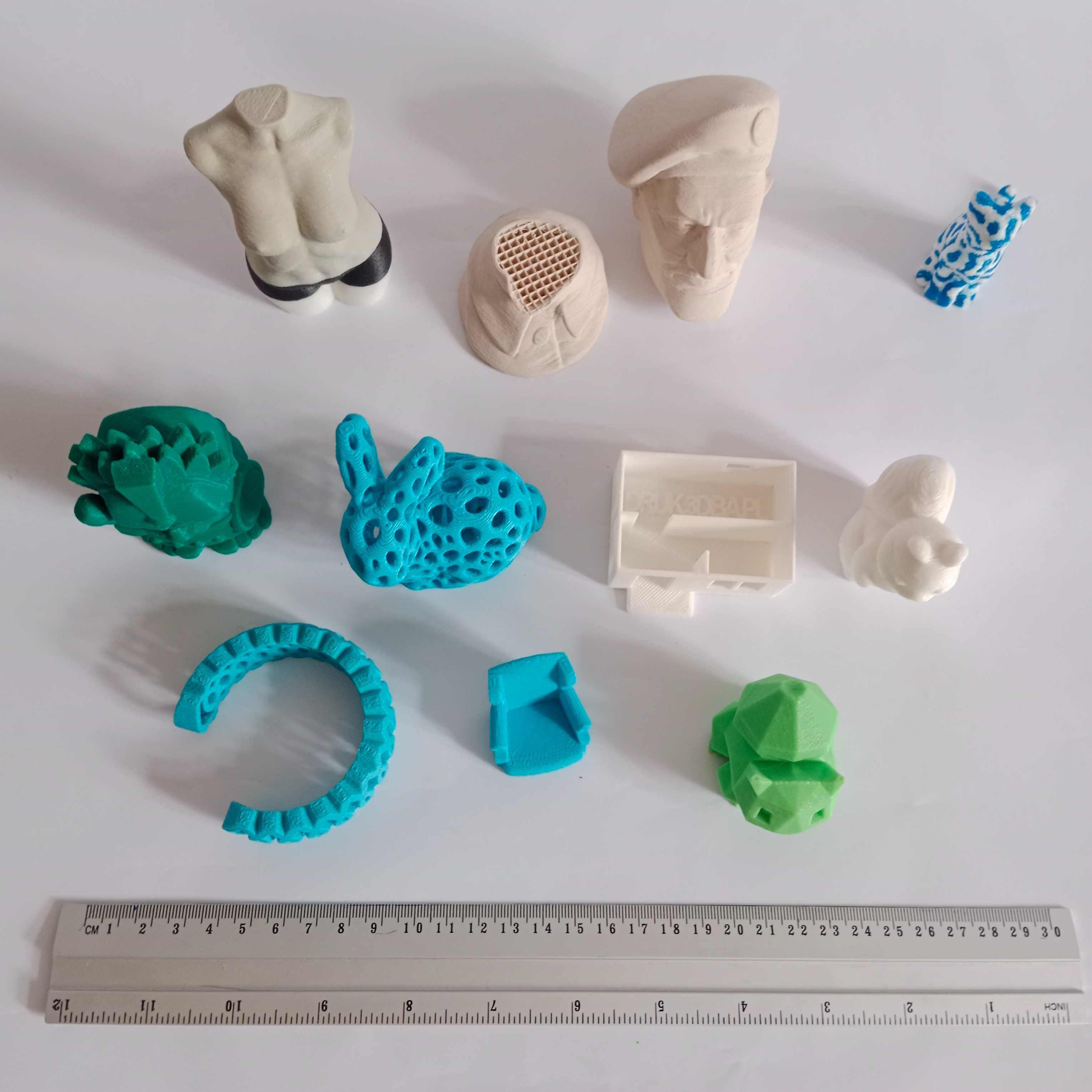 figurki 3d wydrukowane na drukarce 3D