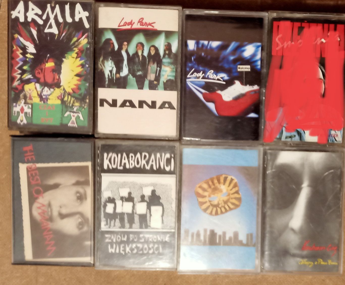 Kasety magnetofonowe z polską muzyka rockowa