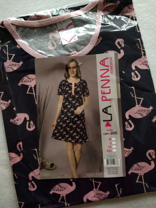 XL 42 koszula ciążowa granatowa rozpinana do porodu szpitala karmienia