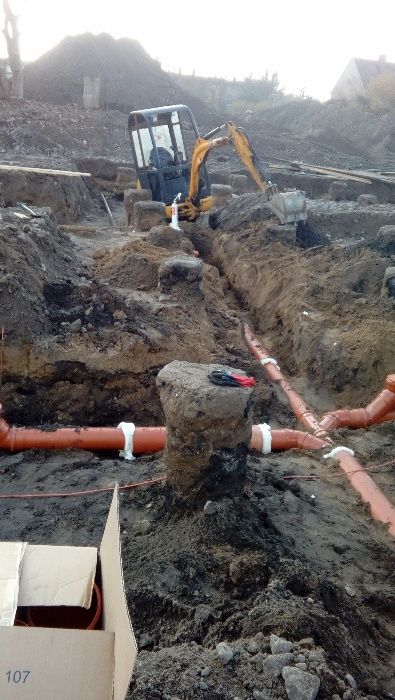 Usługi Minikoparką / Rozbiórki / dach Wyburzenia / Wywóz Gruzu