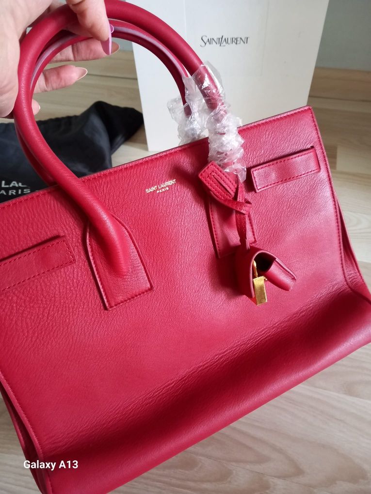 Saint Laurent oryginalna torebka skóra