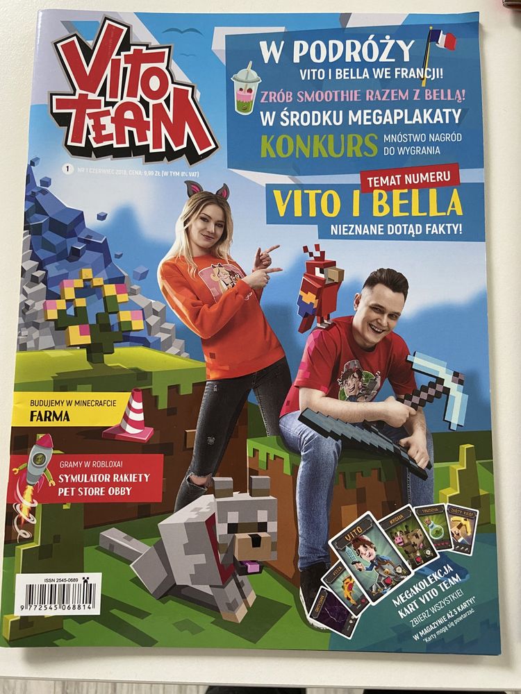 Premierowy egzemplarz magazynu Vito Team - Vito i Bella