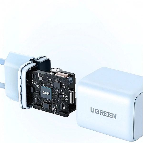 Ładowarka sieciowa Ugreen X512/20W GaN 1x USB-C - niebieska