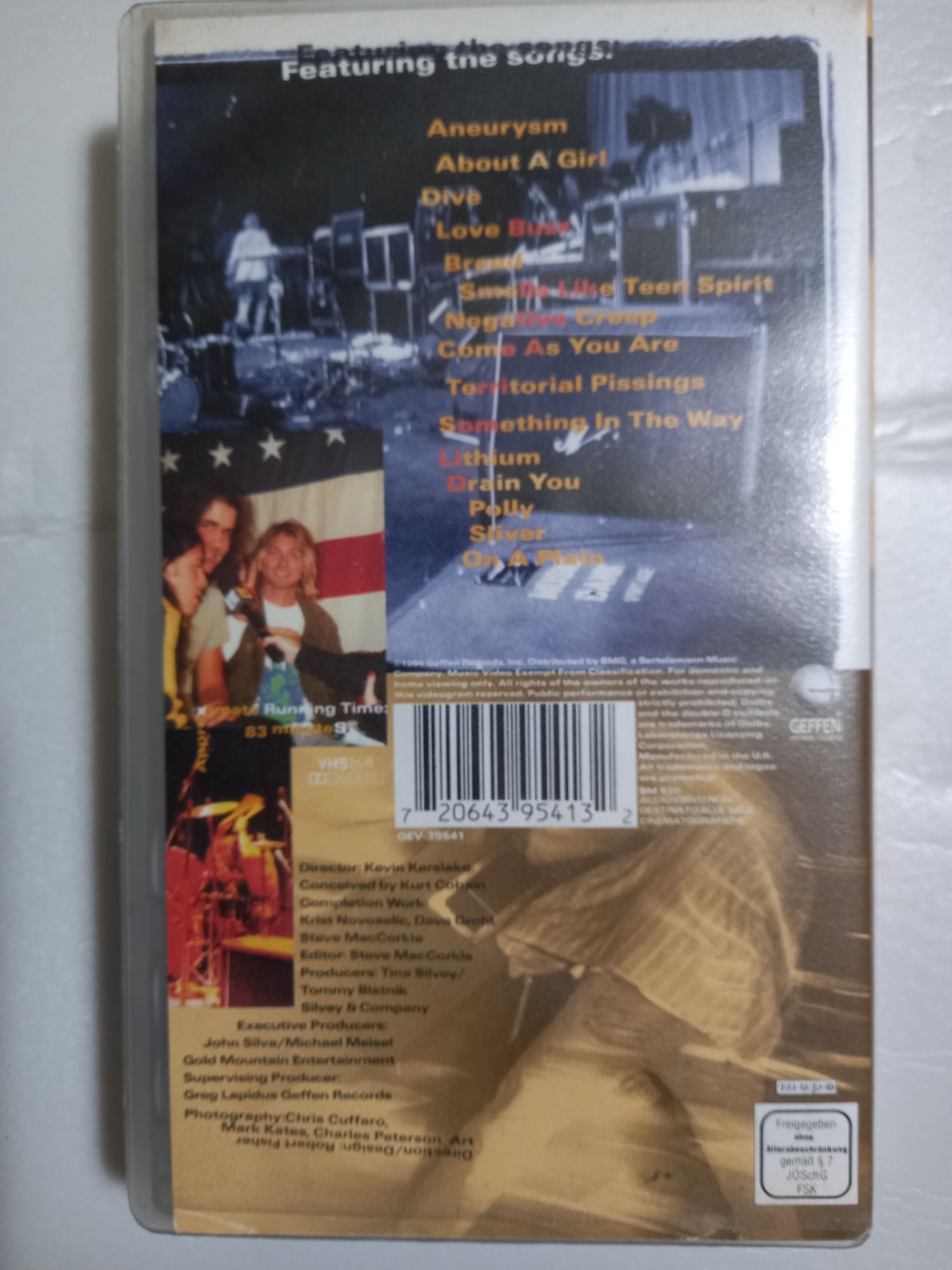 NIRVANA VHS Live