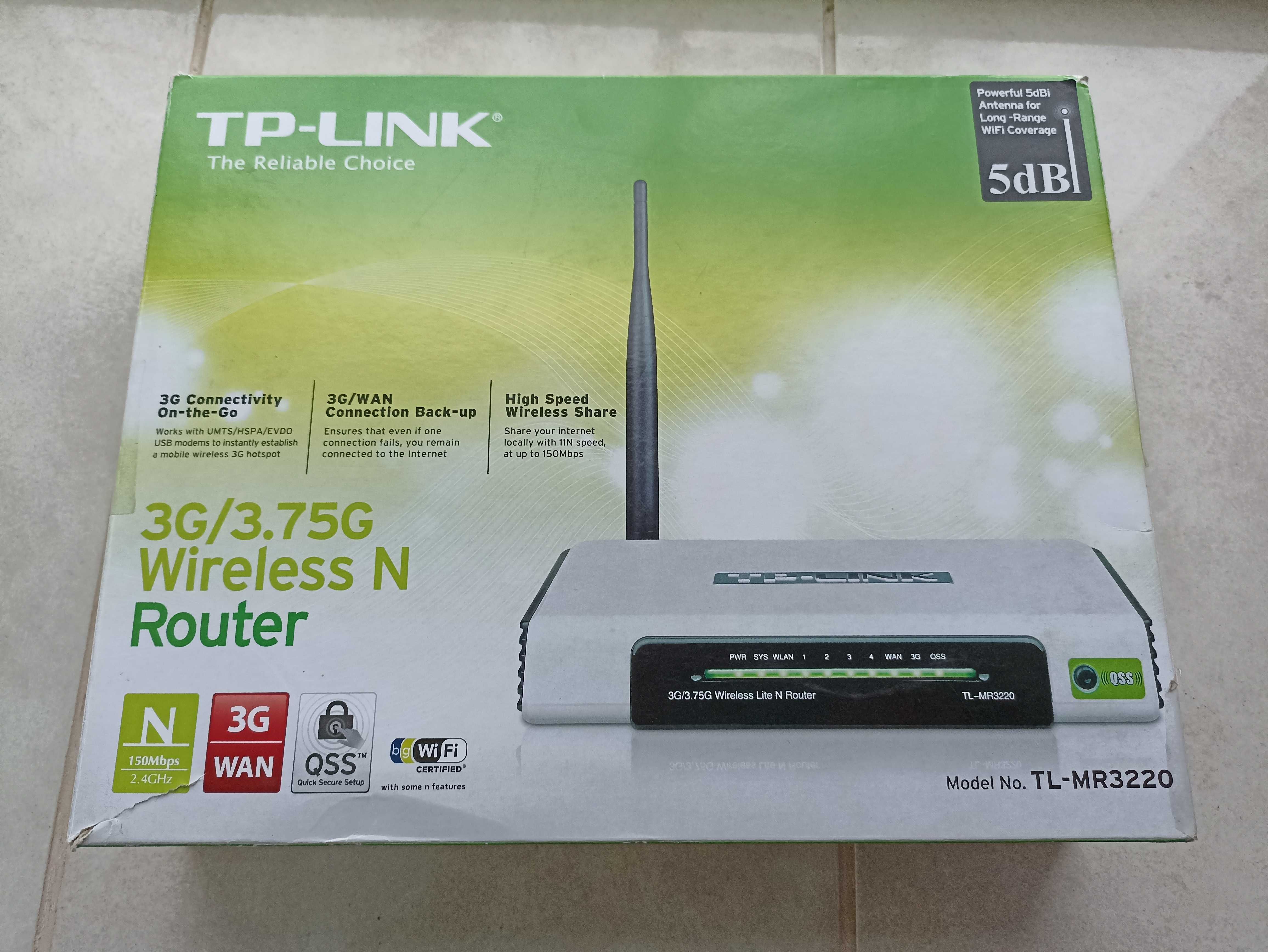 Wi-Fi маршрутизатор TP-LINK TL-MR3220 v1.2 на OpenWrt