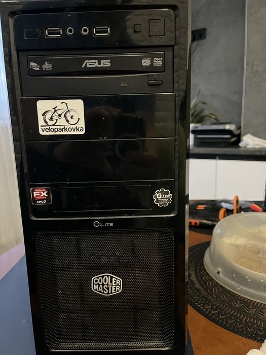 Компьютер, системный блок, рабочий