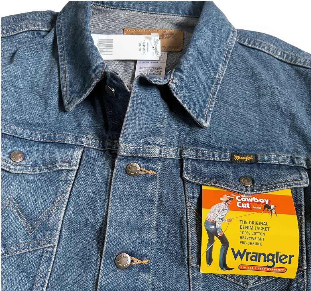 Wrangler męska kurtka jeans dżinsowa katana DENIM XL nowa