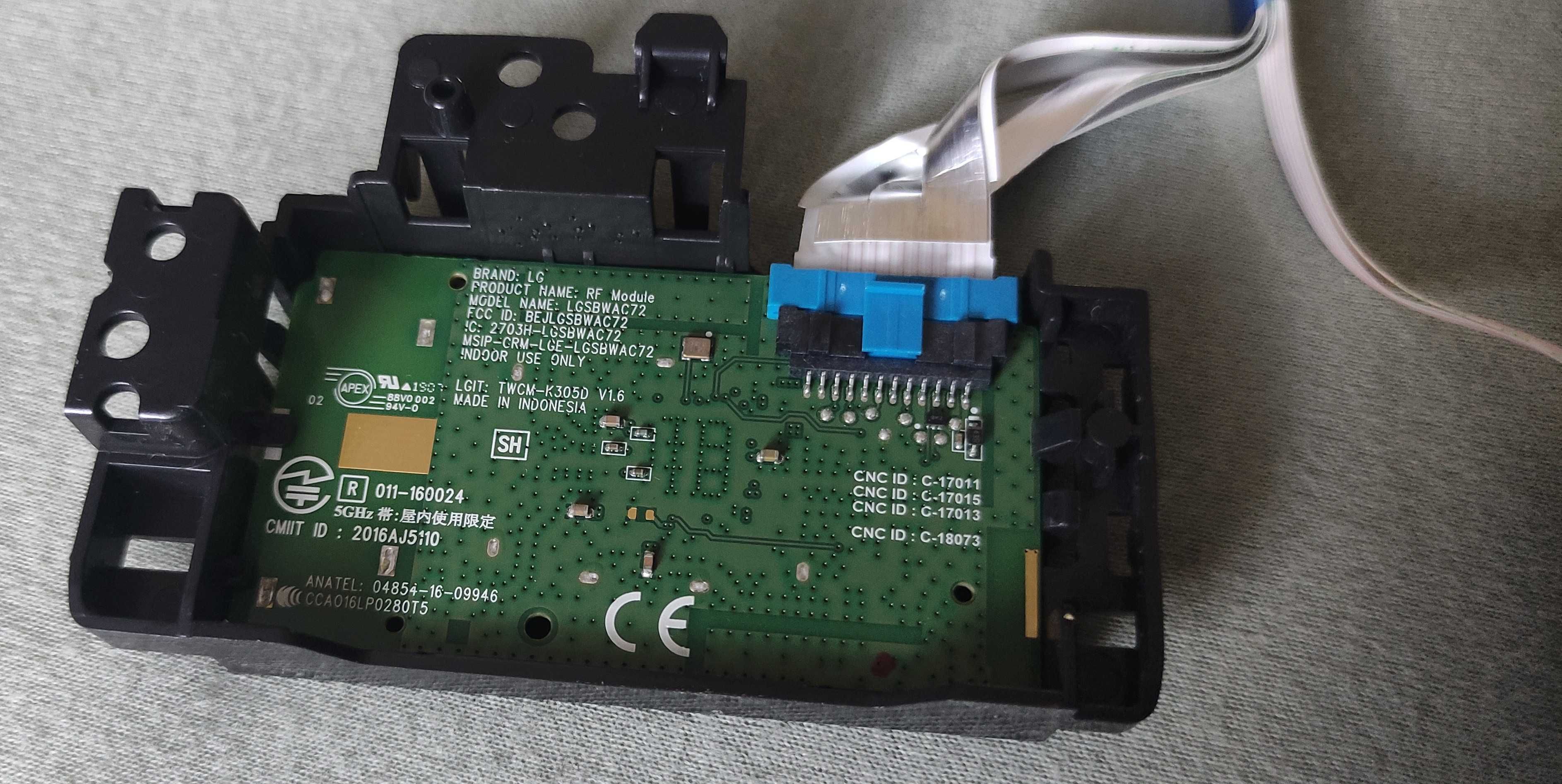 LG 65UK6400PLF Moduł Wifi włącznik taśma