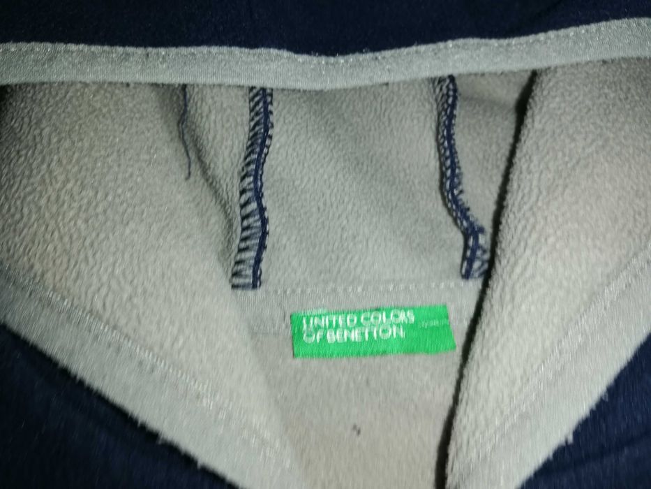 Casaco da benetton, polar, tamanho 5 anos XS