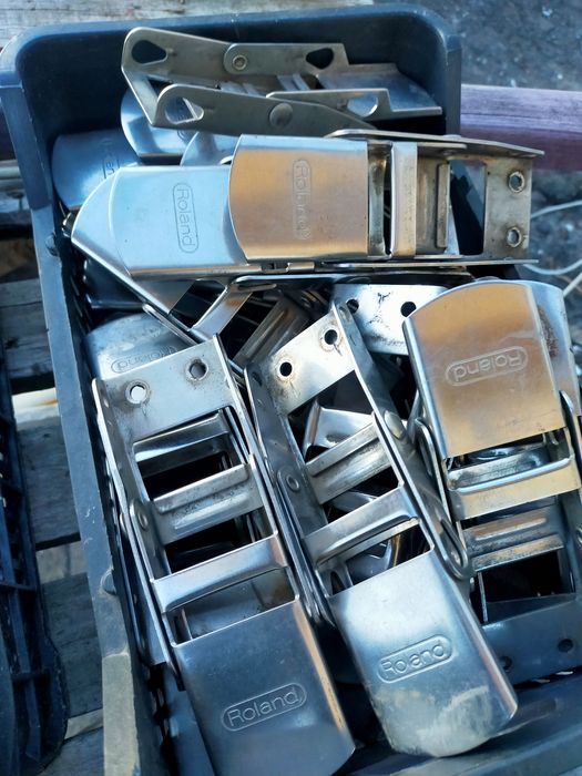 Натяжний замок з нержавійки ( кламра, засувка) для натяжки бічних штор