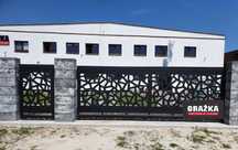 Brama przesuwna CNC 4m x 1,42m ocynk + kolor PRODUCENT