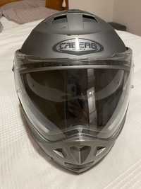 Capacete Caberg com intercomunicador Sena SP2