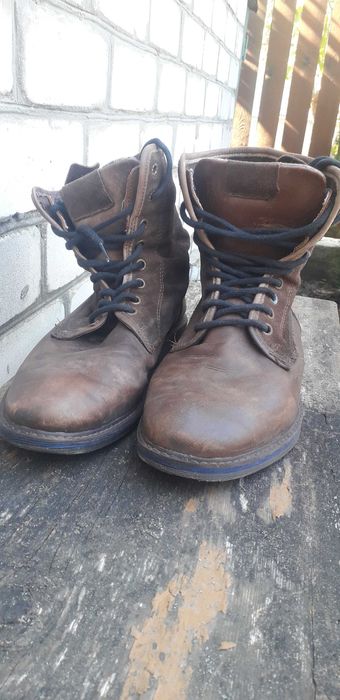 Шкіряні чоловічі боти Pier One